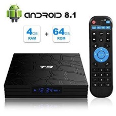 T9 RK3328 4GB RAM 64GB ROM Android 8.1 bluetooth 4.0 4K TV Box